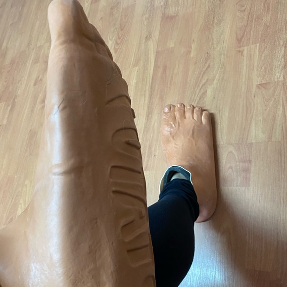 🥳🦶🏻🥔 SOLD OUT limited pairs IMRAN POTATO Caveman Slippers OSFA 🥔🦶🏻🥸 - Picture 6 of 11